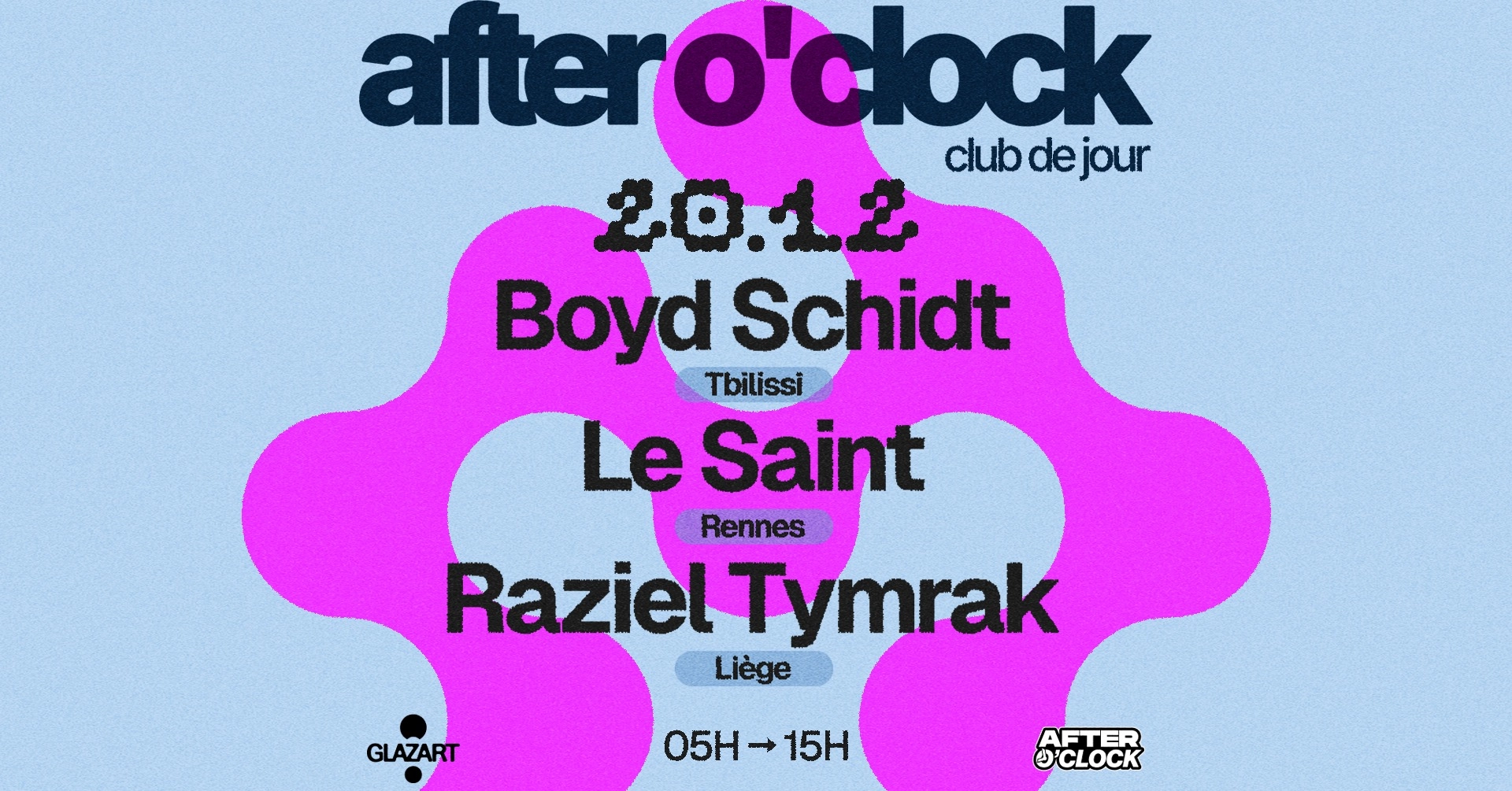 AFTER O'CLOCK : Boyd Schidt - RAZIEL TYMRAK - LE SAINT