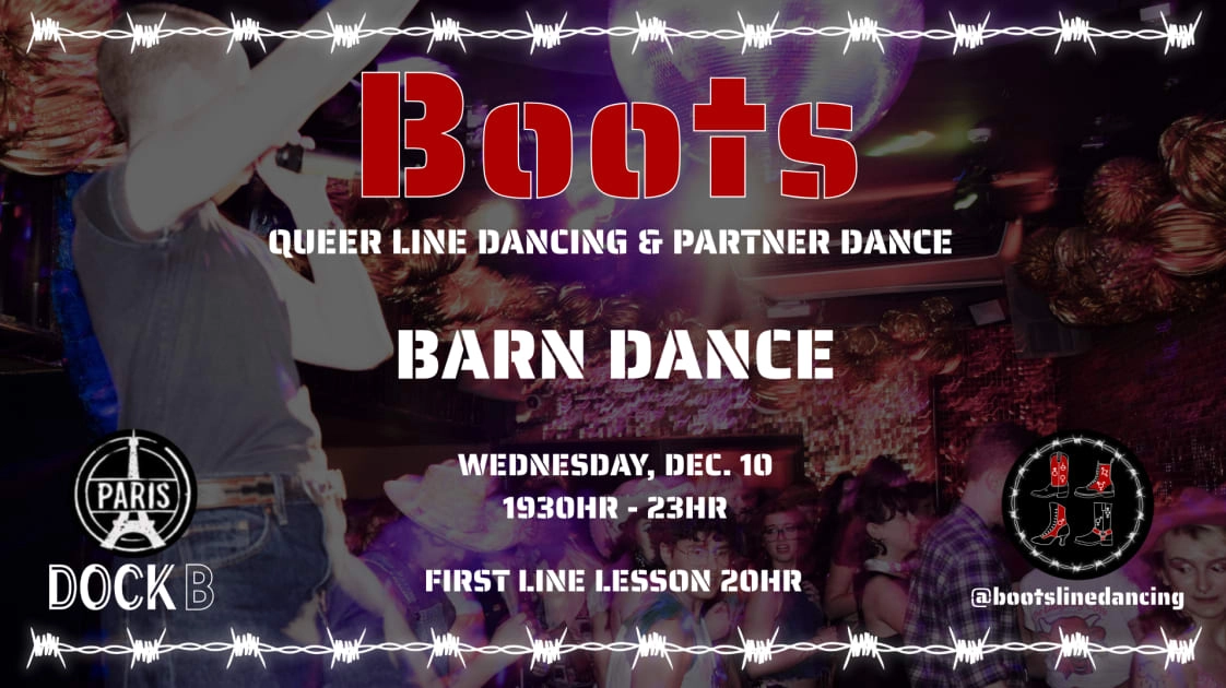 Boots Barn Dance: Queer Line Dancing & Partner Dancing