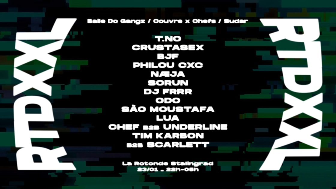 Baile Do Gangz/Couvre X Chefs/Sudar: T.No &middot; Crustasex & More