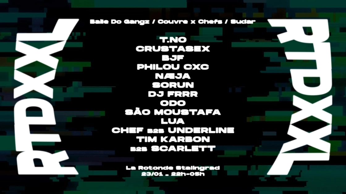 Baile Do Gangz/Couvre X Chefs/Sudar: T.No &middot; Crustasex & More