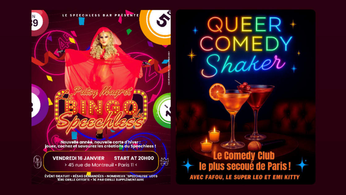 Le Bingo Du Speechless & Le Queer Comedy Shaker
