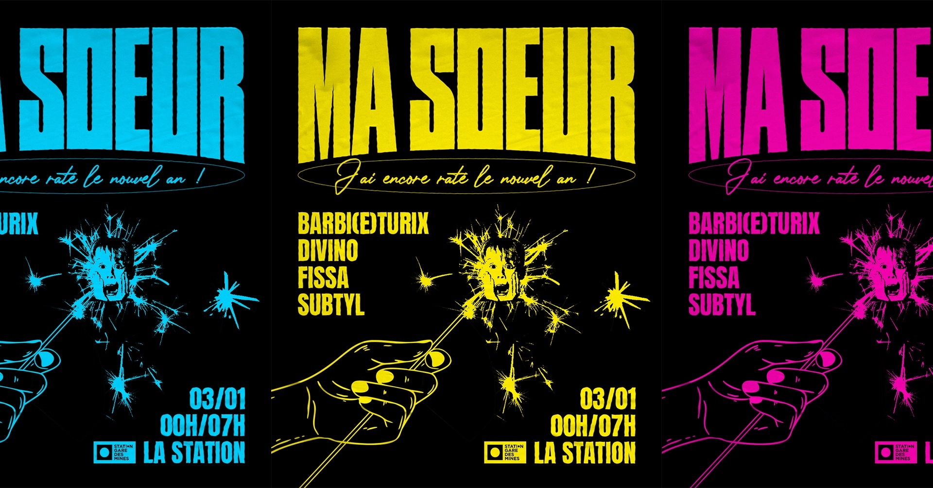 Ma soeur, j'ai encore rat&eacute; le nouvel an ! 