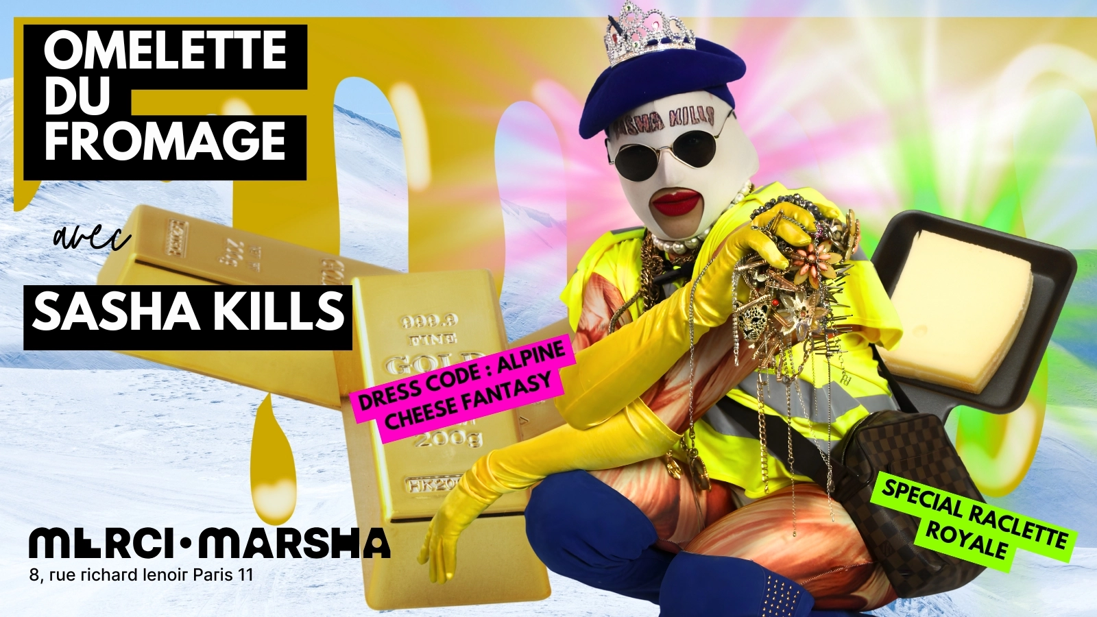 OMELETTE DU FROMAGE - Raclette Royale !