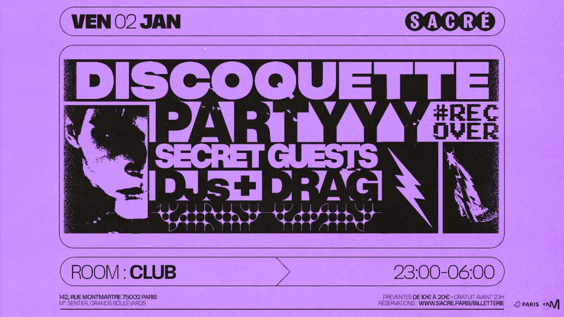 Sacré Présente : Discoquette #Recover