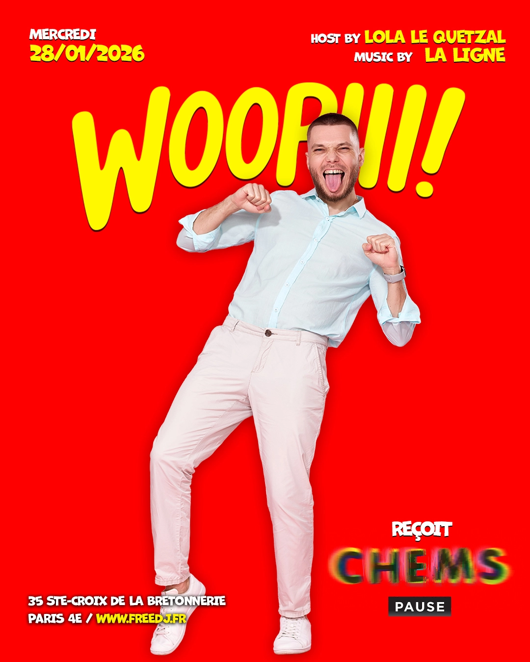 Woopiii reçoit Chems Pause