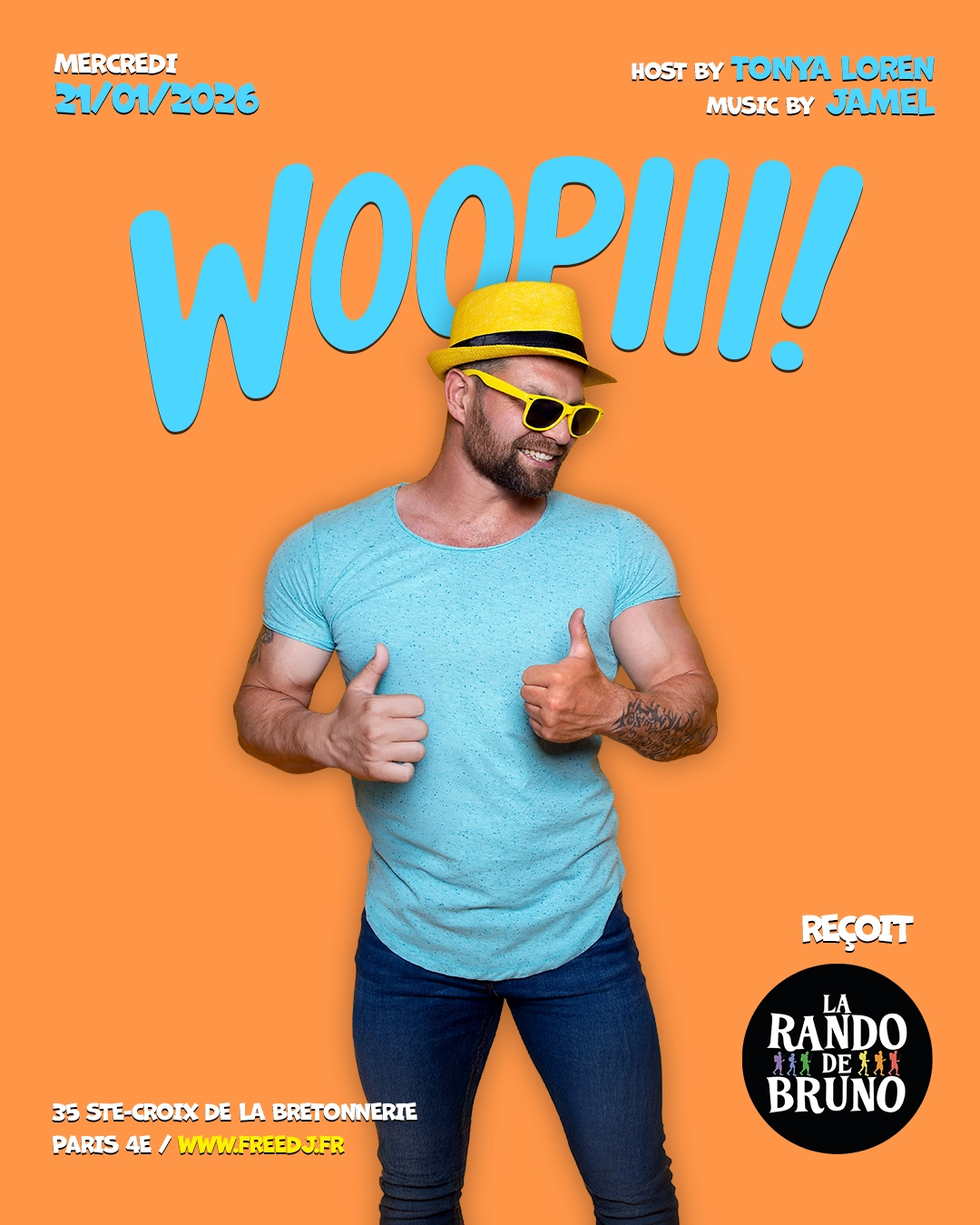 Woopiii reçoit La Rando de Bruno