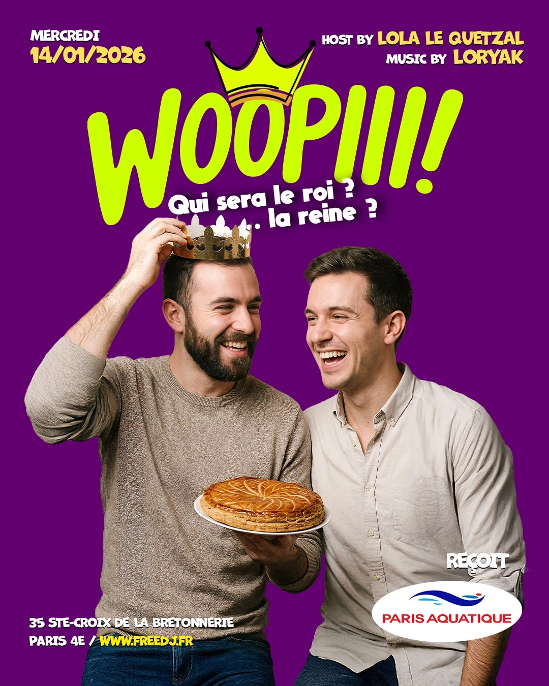 Woopiii reçoit Paris Aquatique 👑