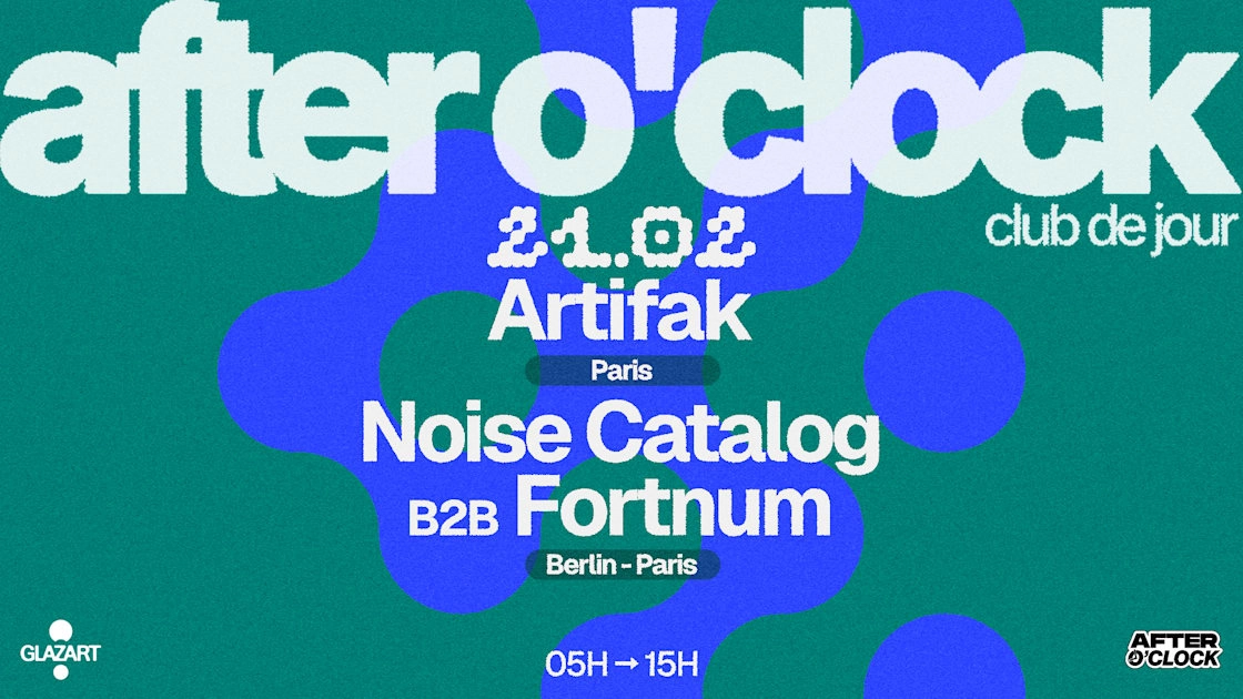 After O'clock : Reka Zalan B2b Toscan Haas - Artifak