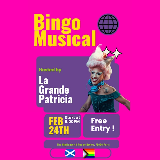 Bingo Drag Musical - Highlander Pub