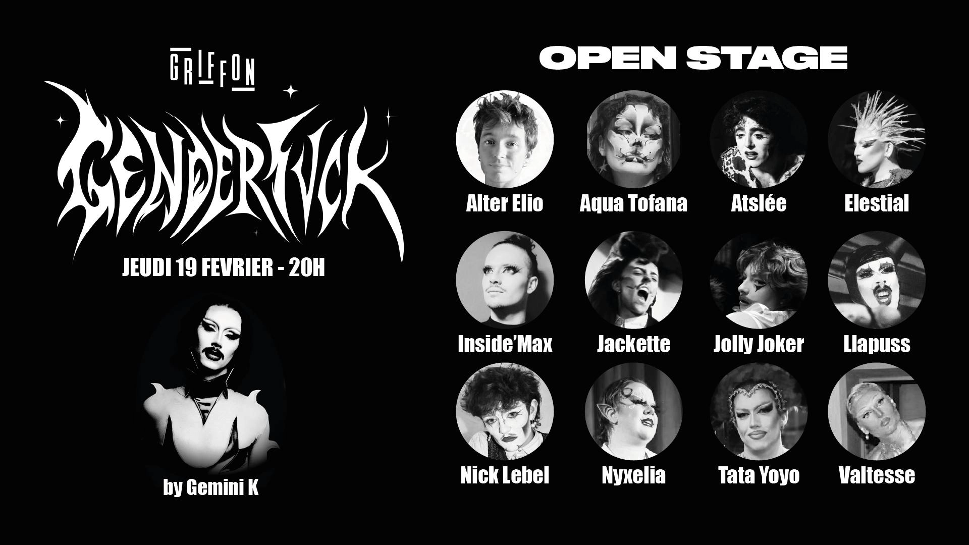 GENDER FVCK | SCENE OUVERTE - Griffon (Paris)