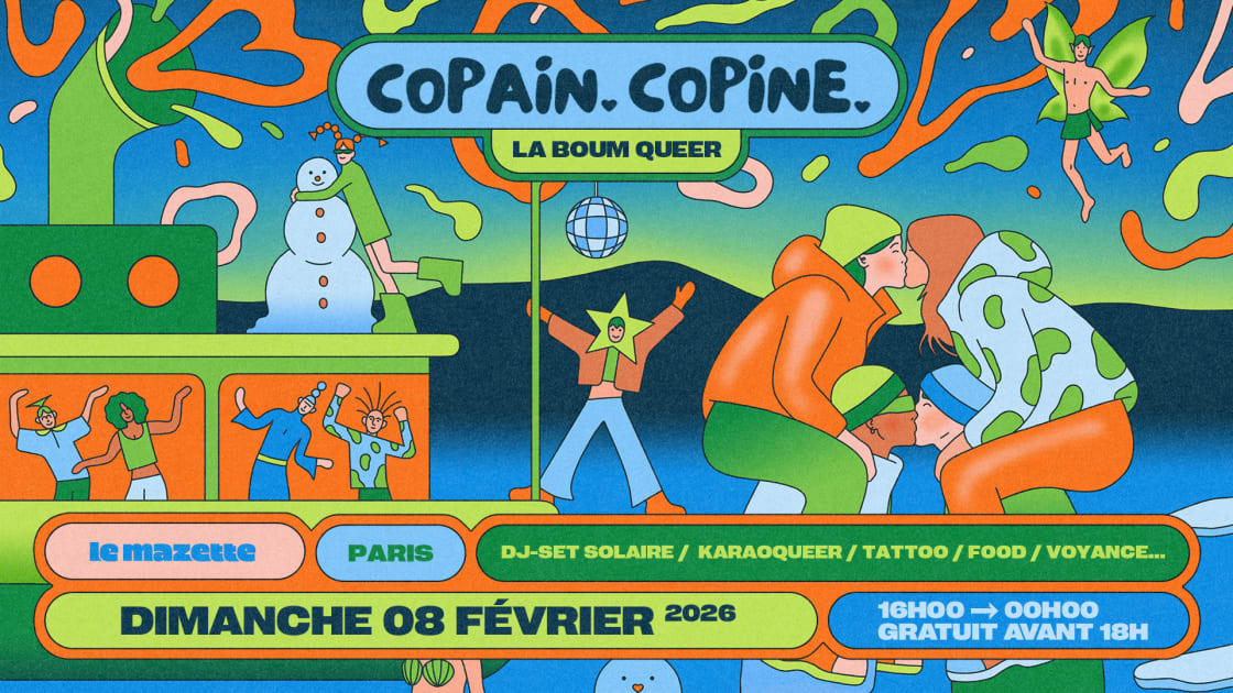 La Copain-Copine, La Boum Queer Du Dimanche !