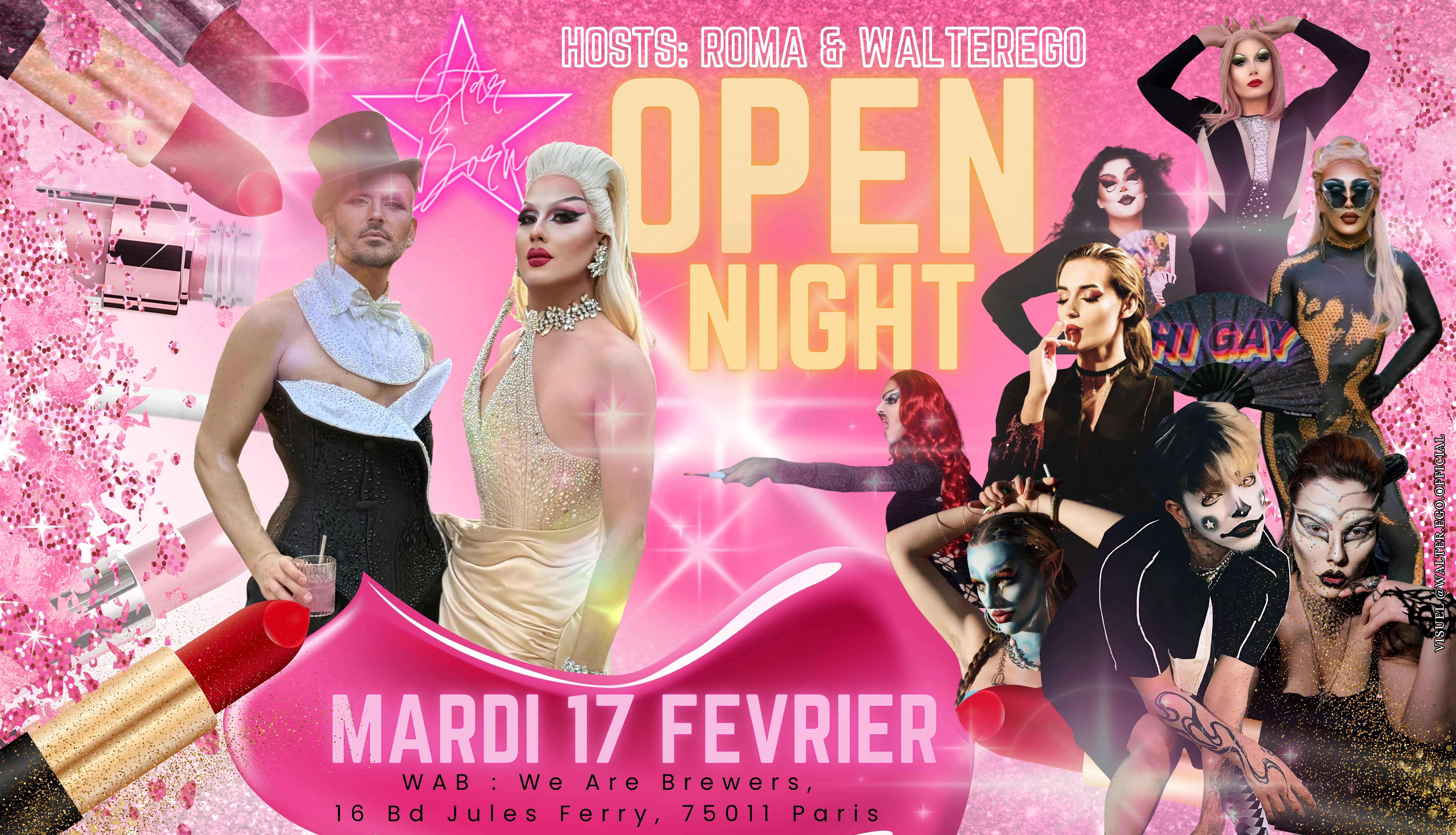 Open Night Star Born#8 Spécial Sans Valentin