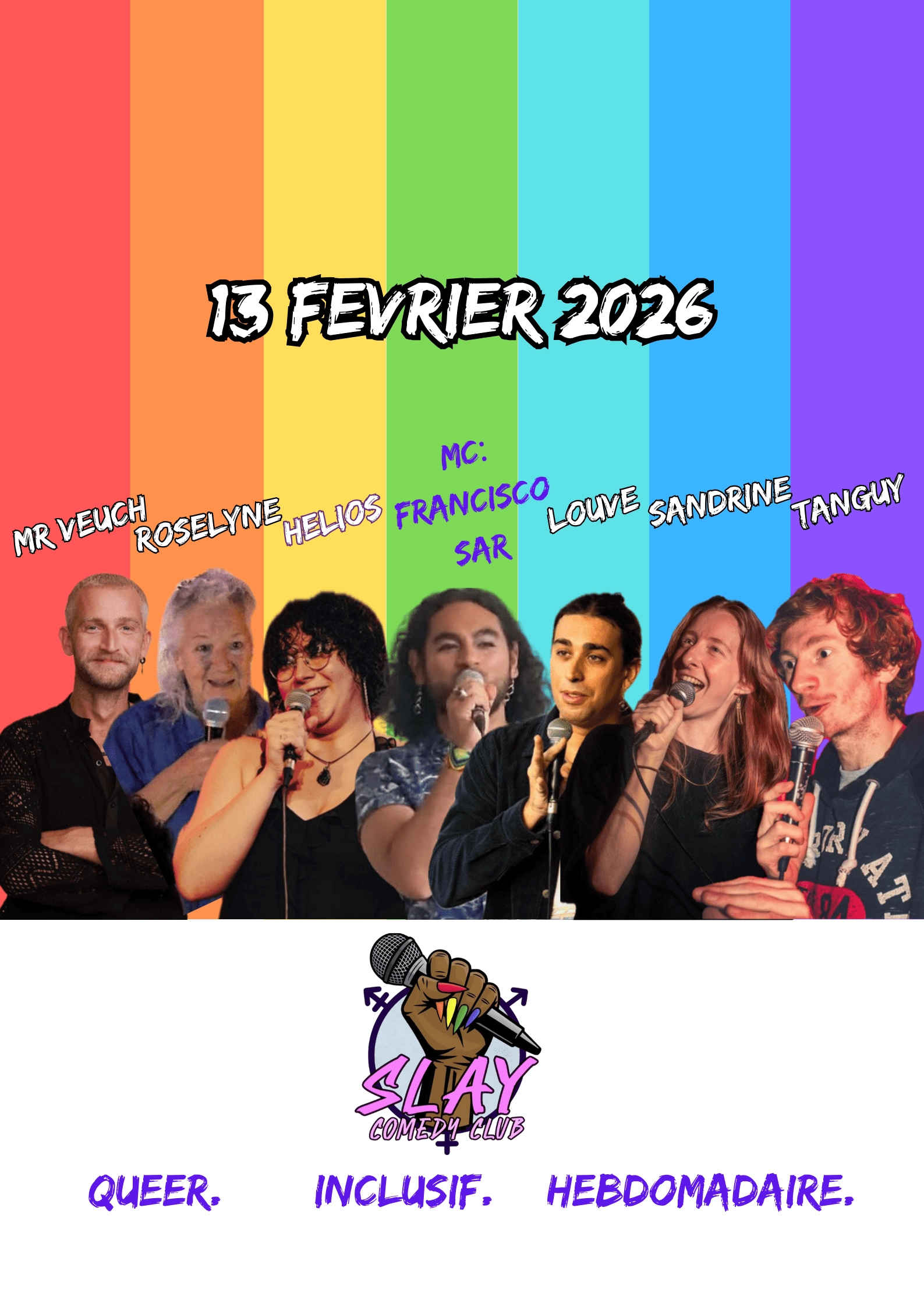 Plateau de stand up QUEER 