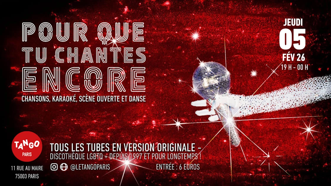 Pour Que Tu Chantes Encore