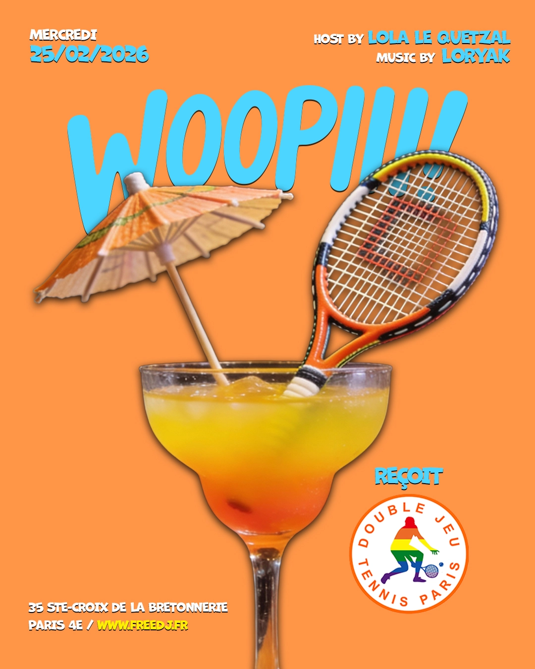 Woopiii reçoit Double Jeu Tennis