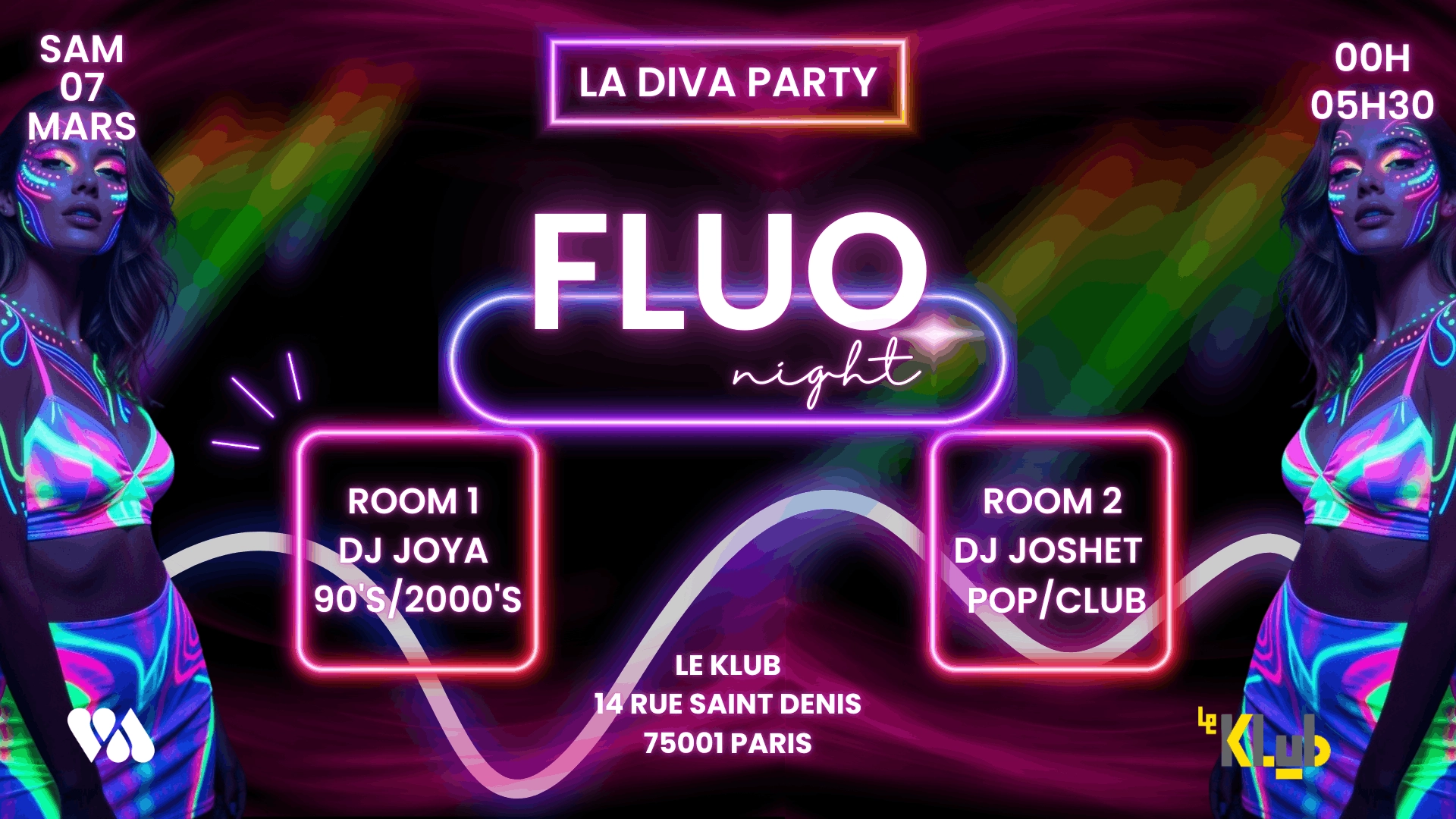  Diva Lesbian Fluo Night