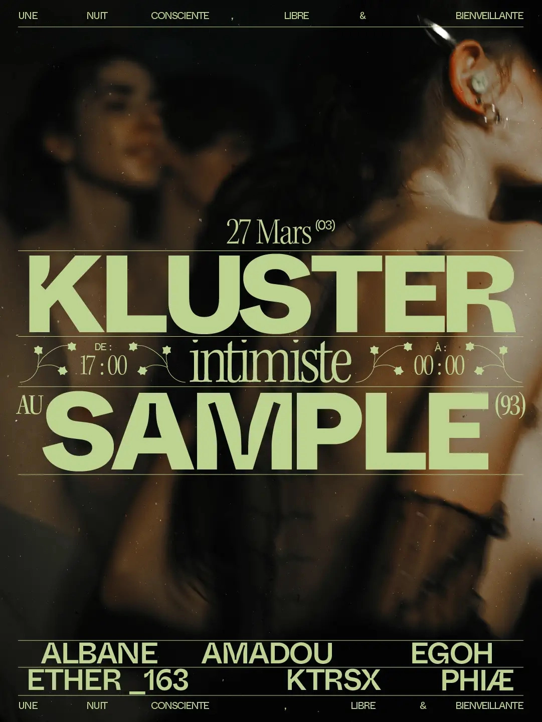 [Kluster intimiste x Sample]