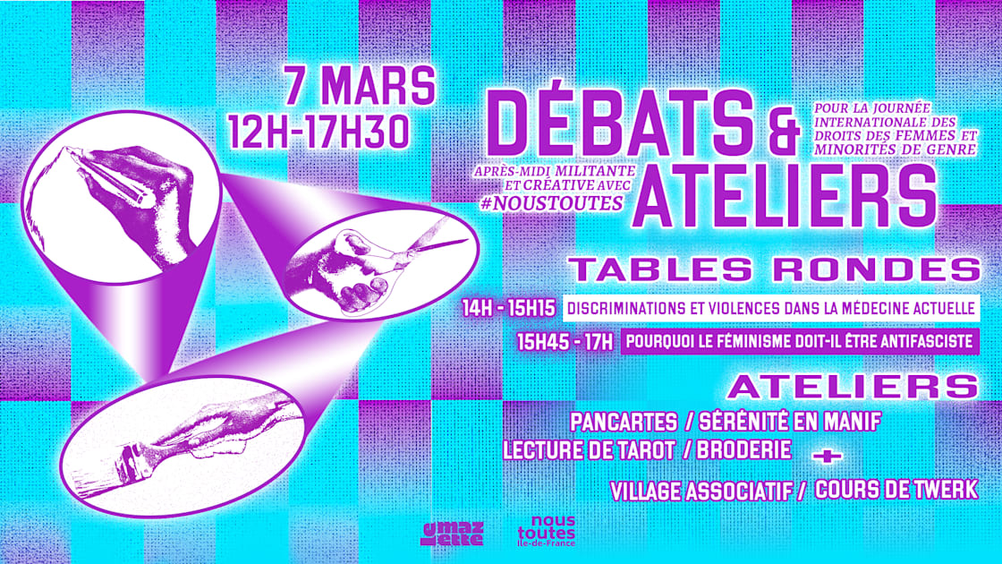 #Noustoutesidf : Tables Rondes, Ateliers Pancarte & S&eacute;r&eacute;nit&eacute;