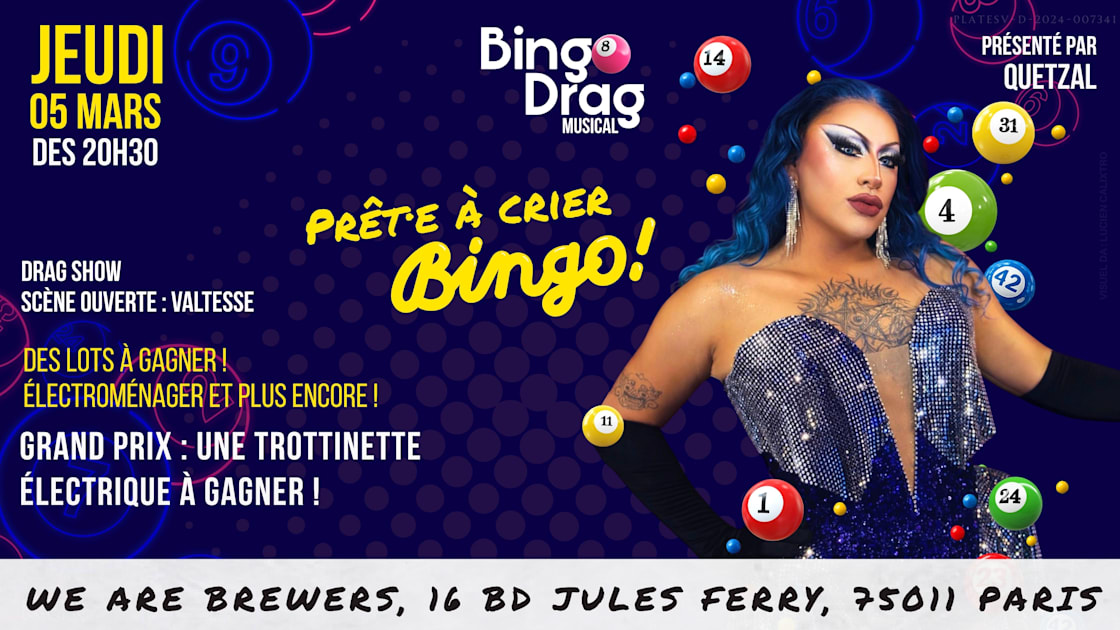 Bingo Drag Musical Par Quetzal
