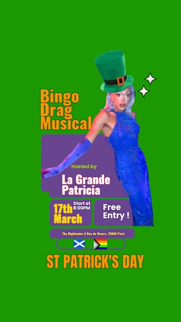 Bingo Drag Musical - Saint Patrick's Day