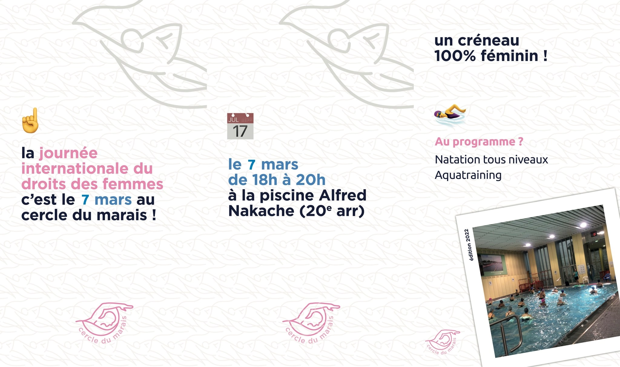 Journée internationale des droits des femmes au Cercle du Marais