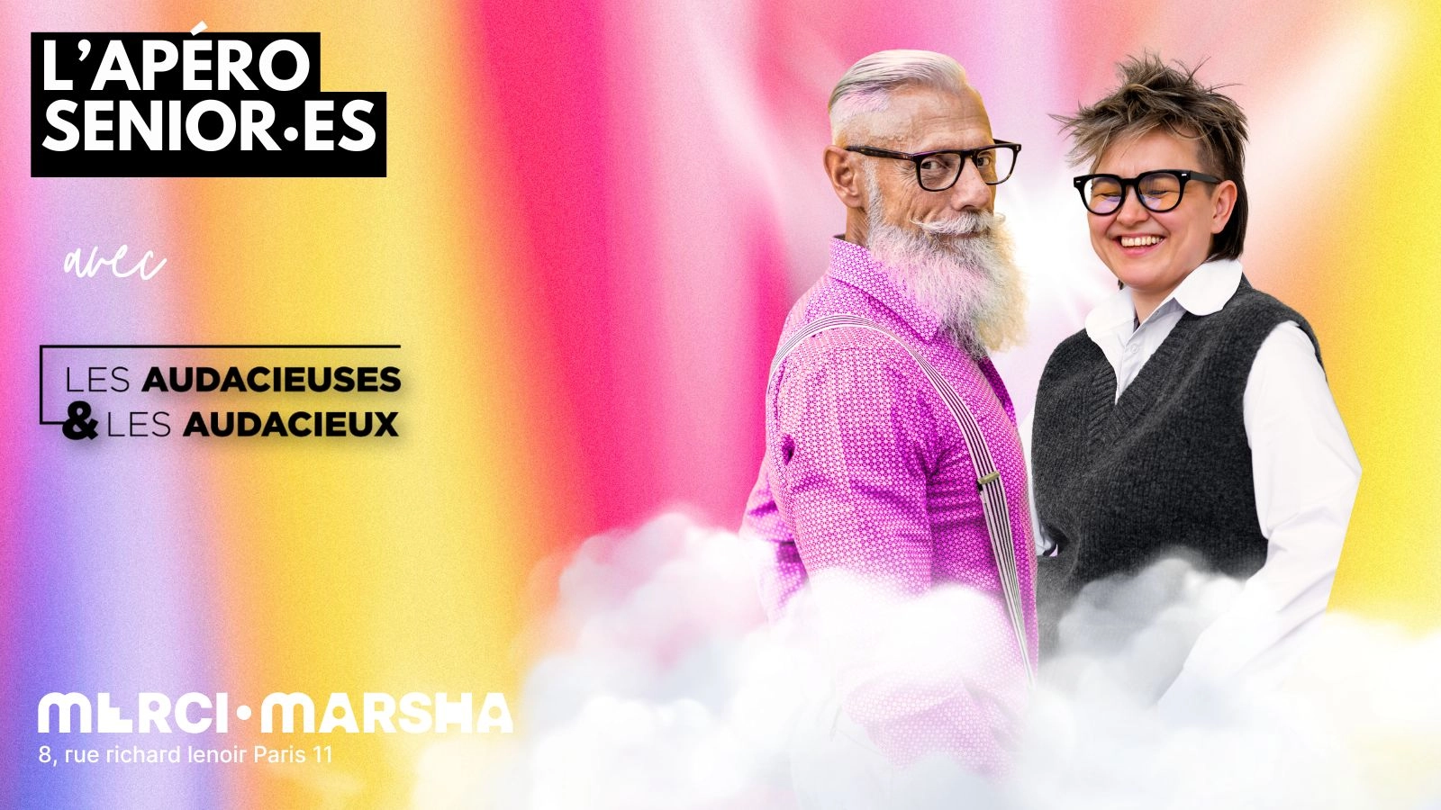 L’APÉRO SENIOR·ES AVEC LES AUDACIEUSES ET LES AUDACIEUX !