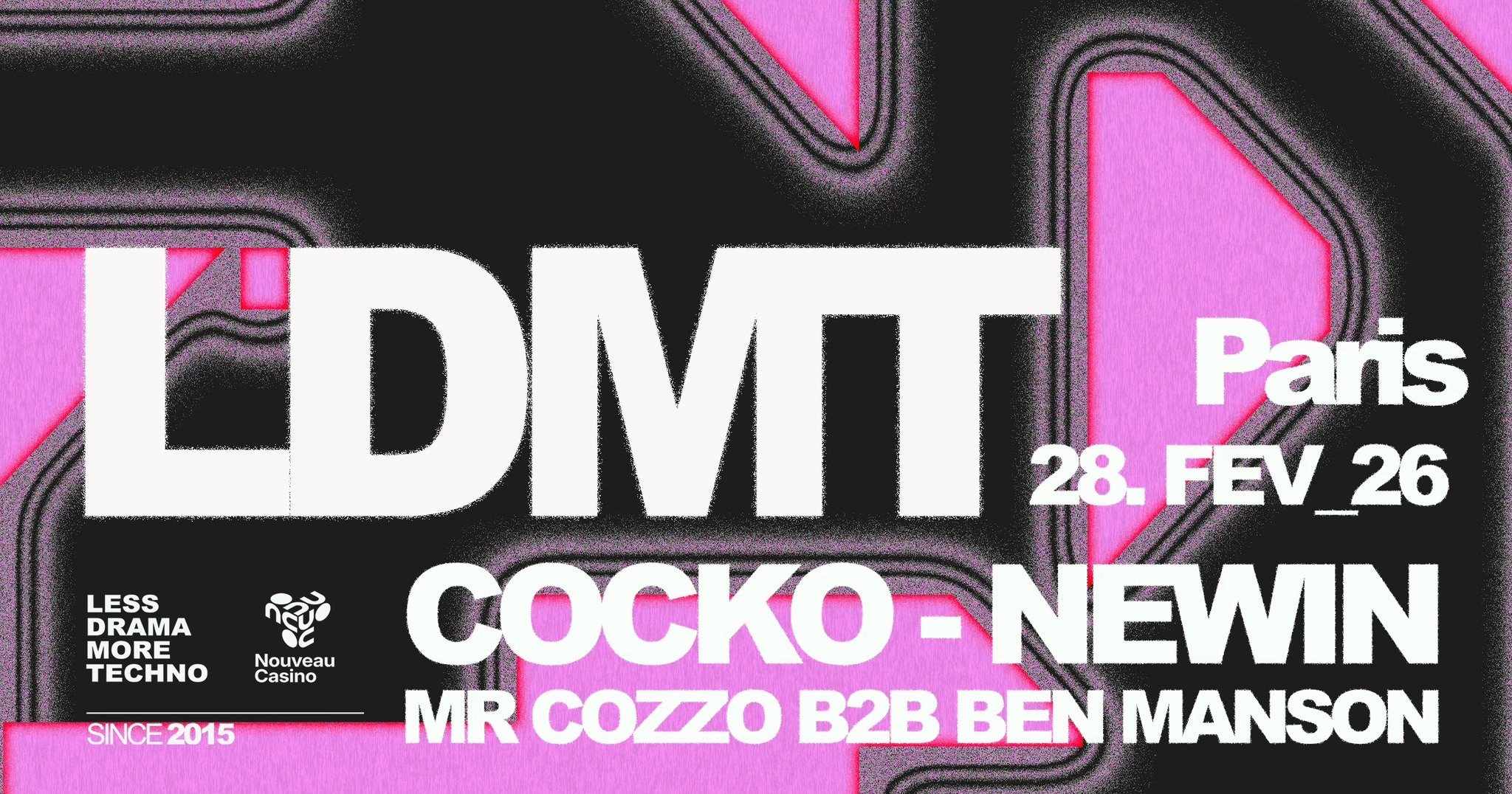 LESS DRAMA MORE TECHNO [let the beat control...]