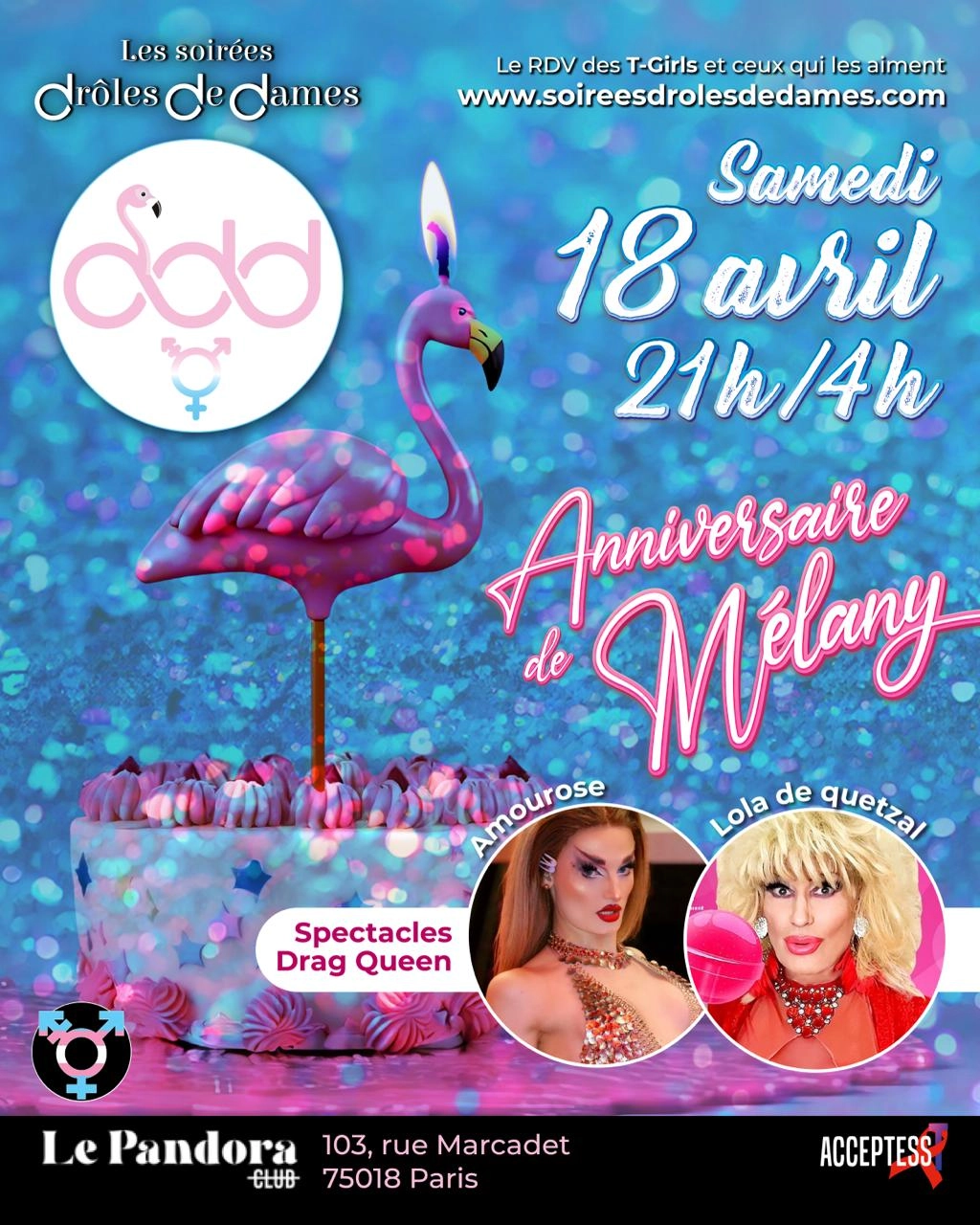 ANNIVERSAIRE DDD Spectacles Drag ....
