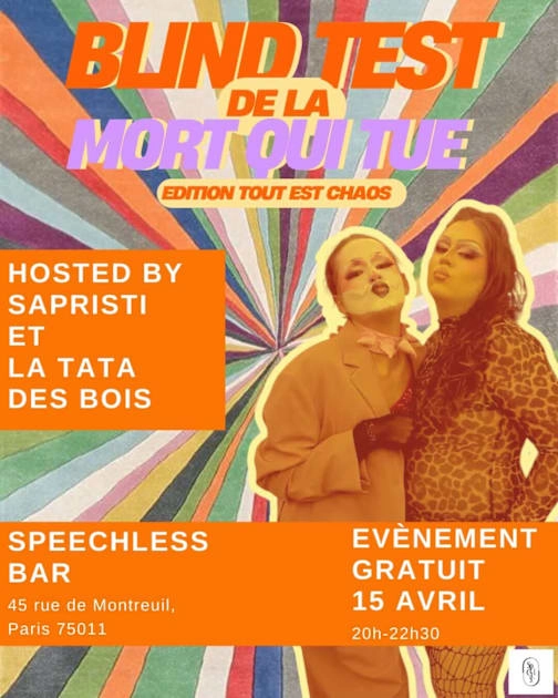 Blind Test Drag - Tout Est Chaos