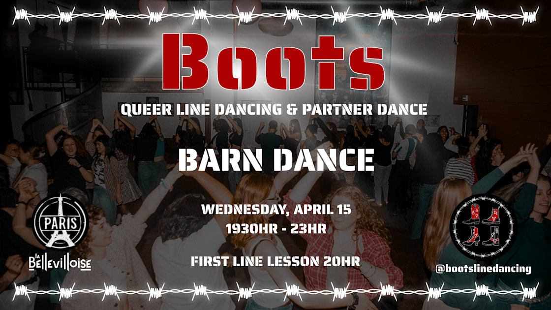 Boots Barn Dance: Queer Line Dance & Partner Dancing | 15.04