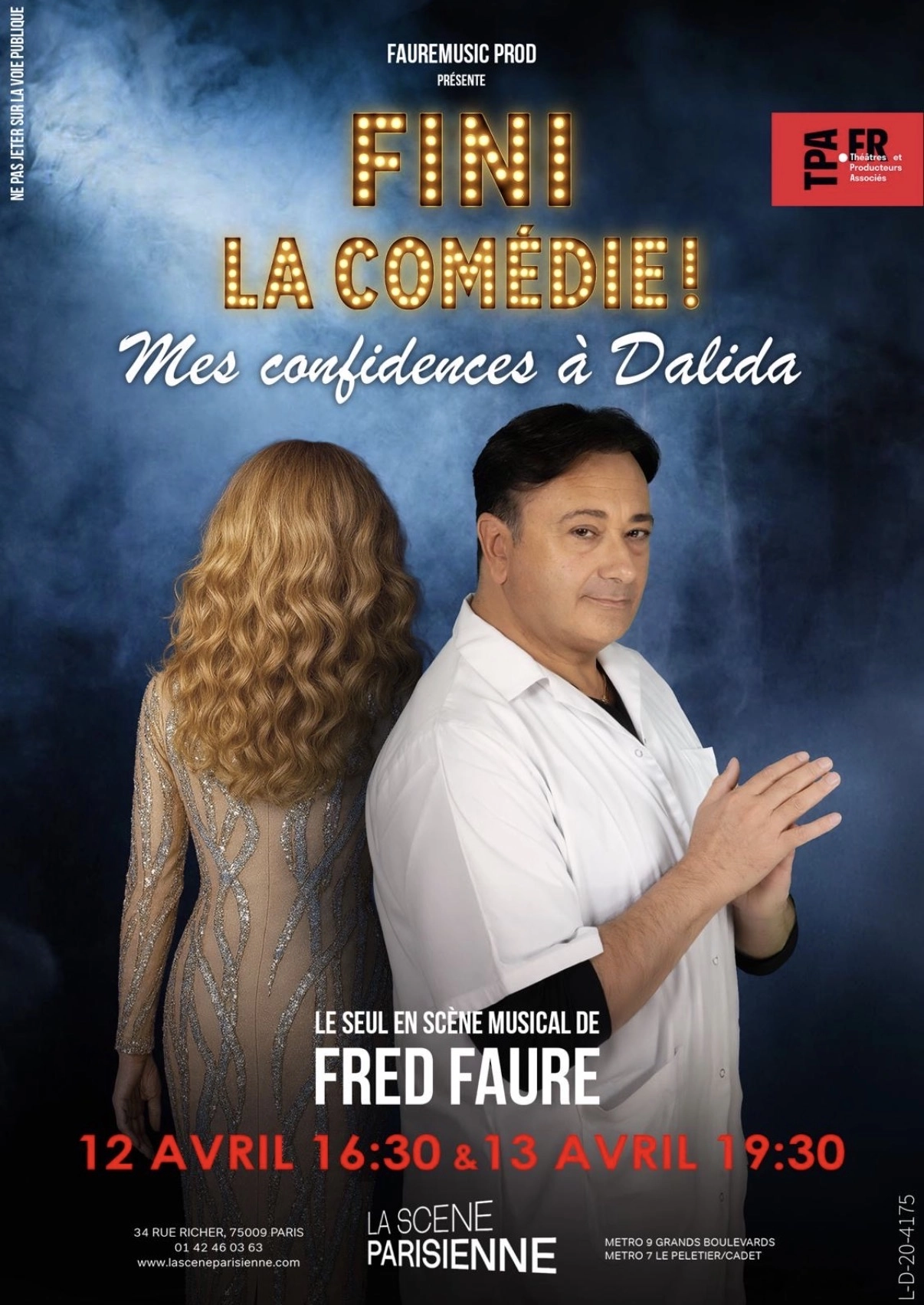 Fini la comédie ! Mes confidences à Dalida