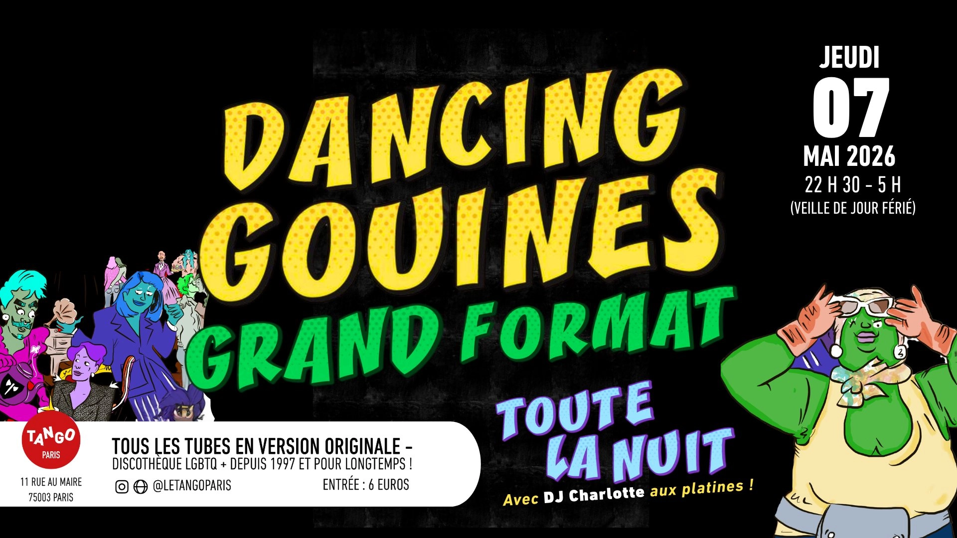 Dancing Gouines - Grand Format 
