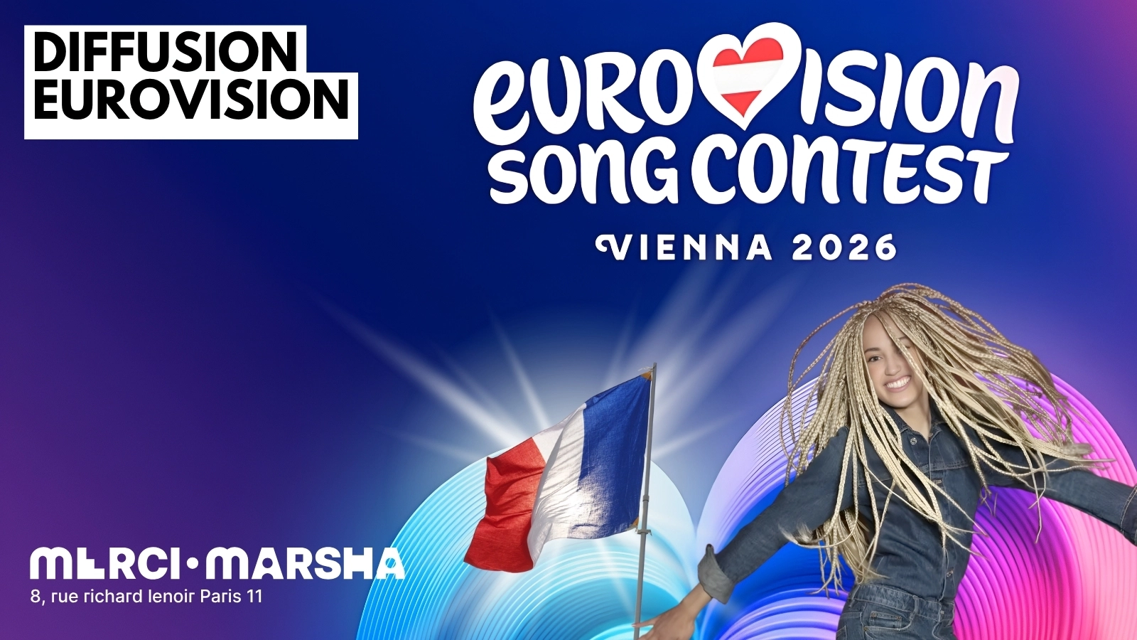 Diffusion Eurovision sur grand écran !