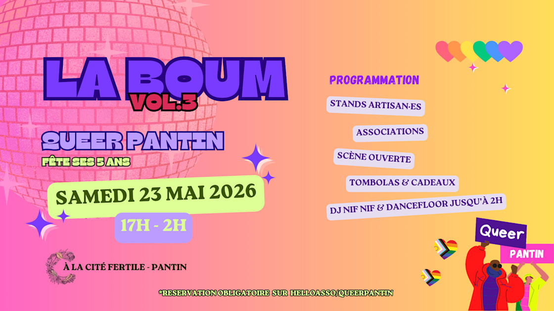 La Boum &middot; Queer Pantin Vol.3