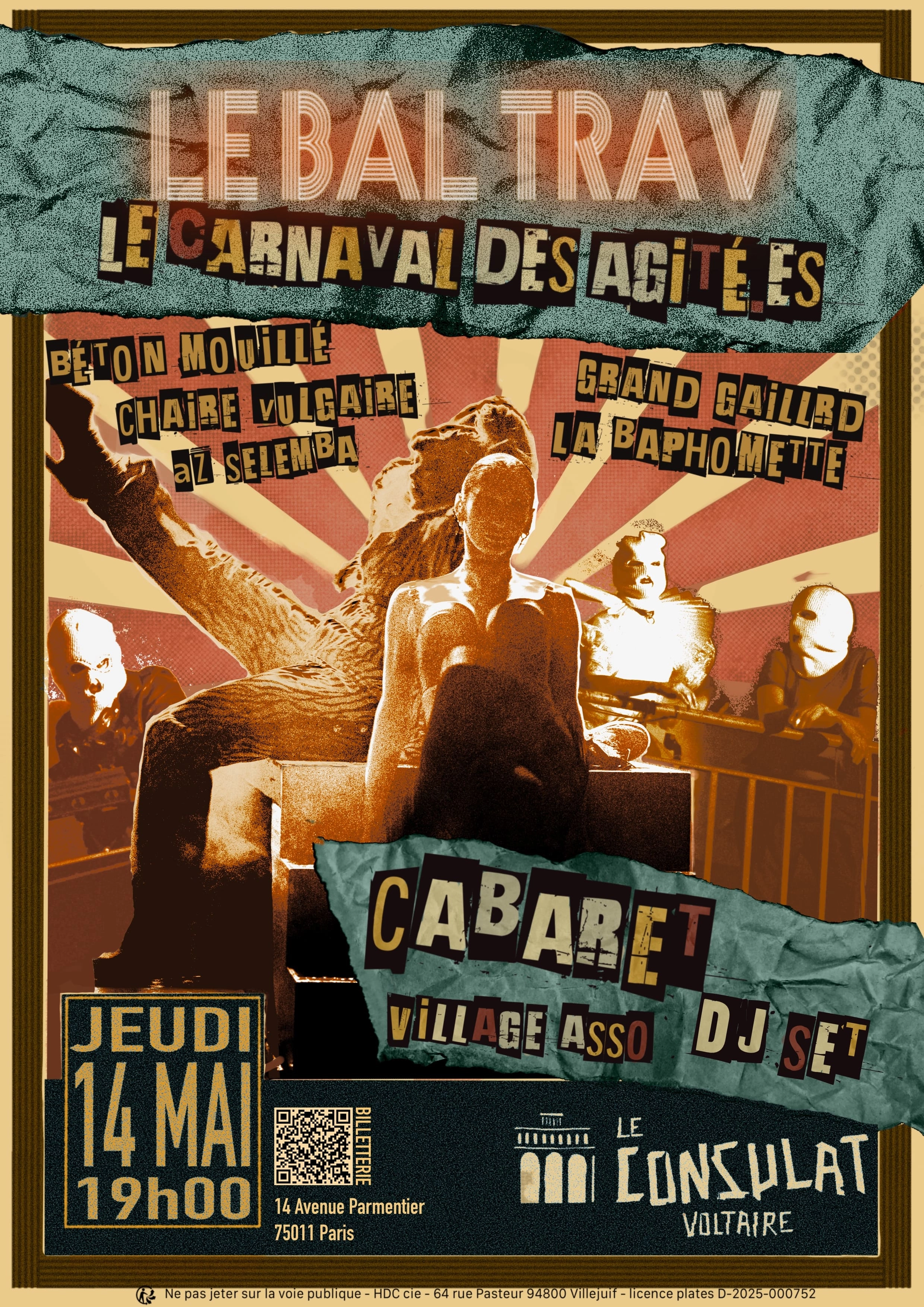 Le Bal Trav #2 : Carnaval des agité.e.s
