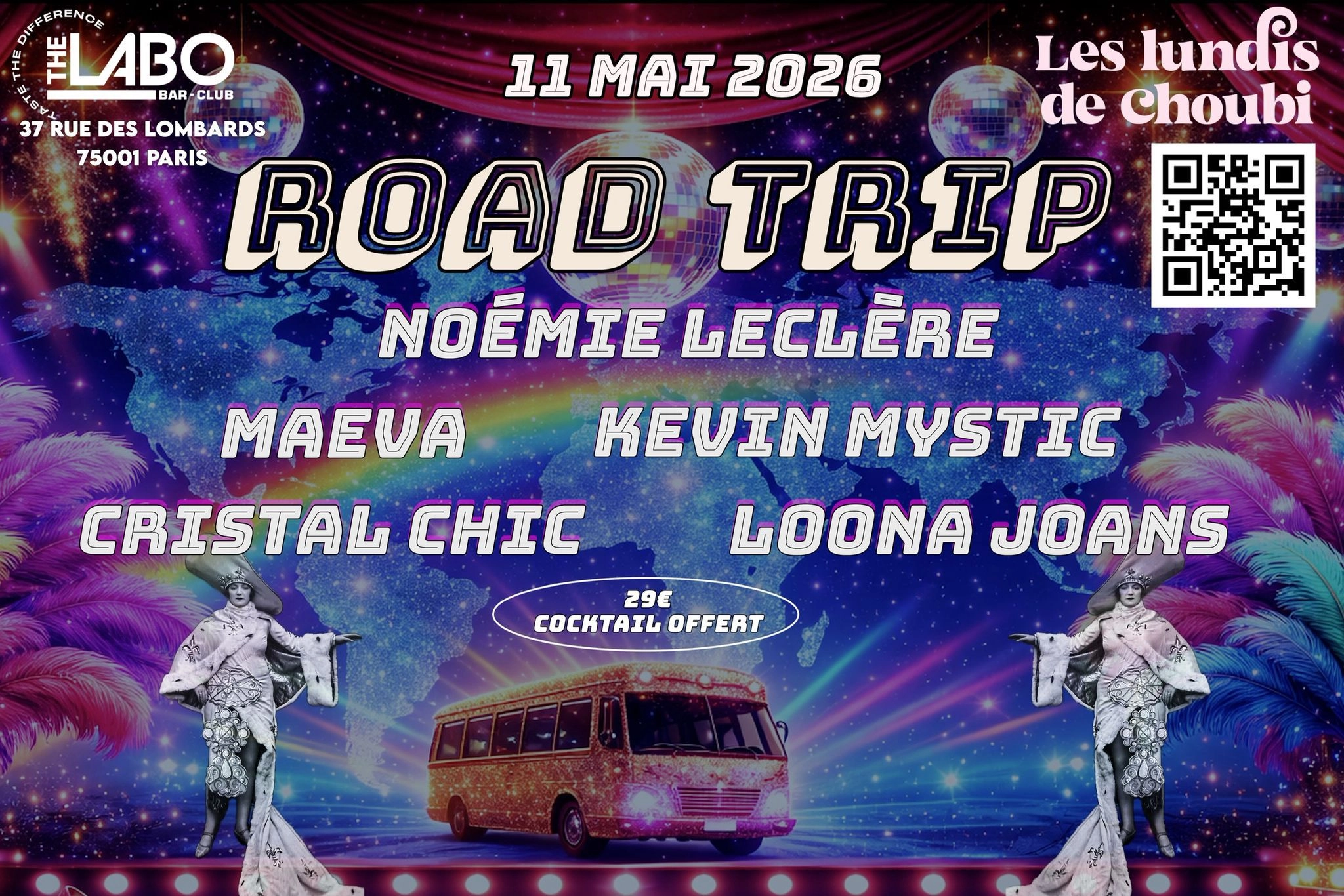 ROAD TRIP - Les Lundis de Choubi - Mai 2026