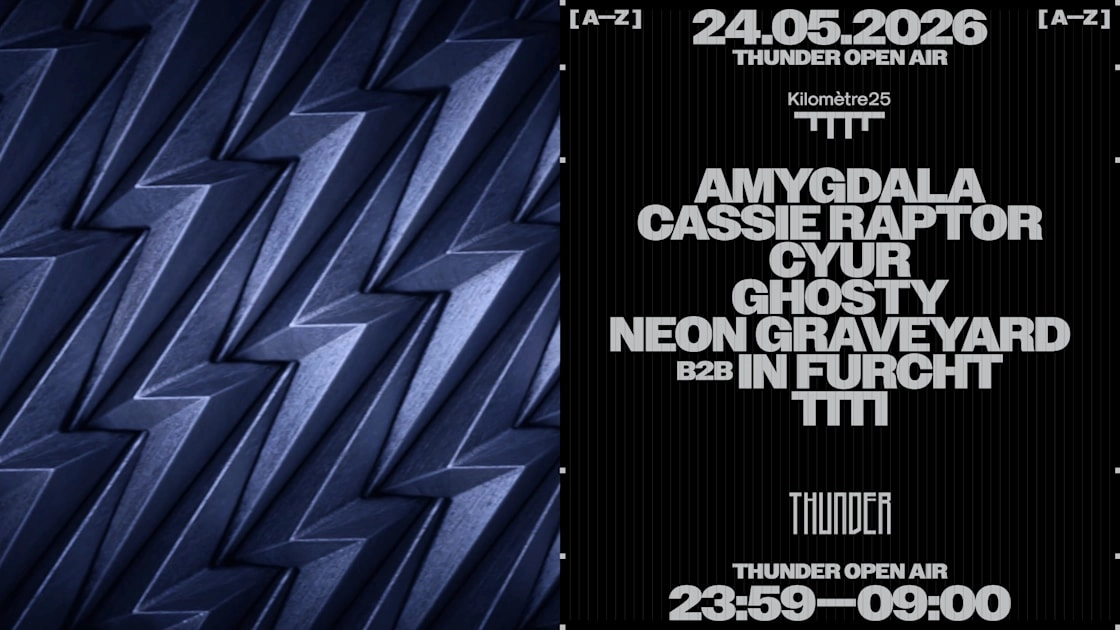 Thunder : Cassie Raptor, Neon Graveyard B2b In Furcht