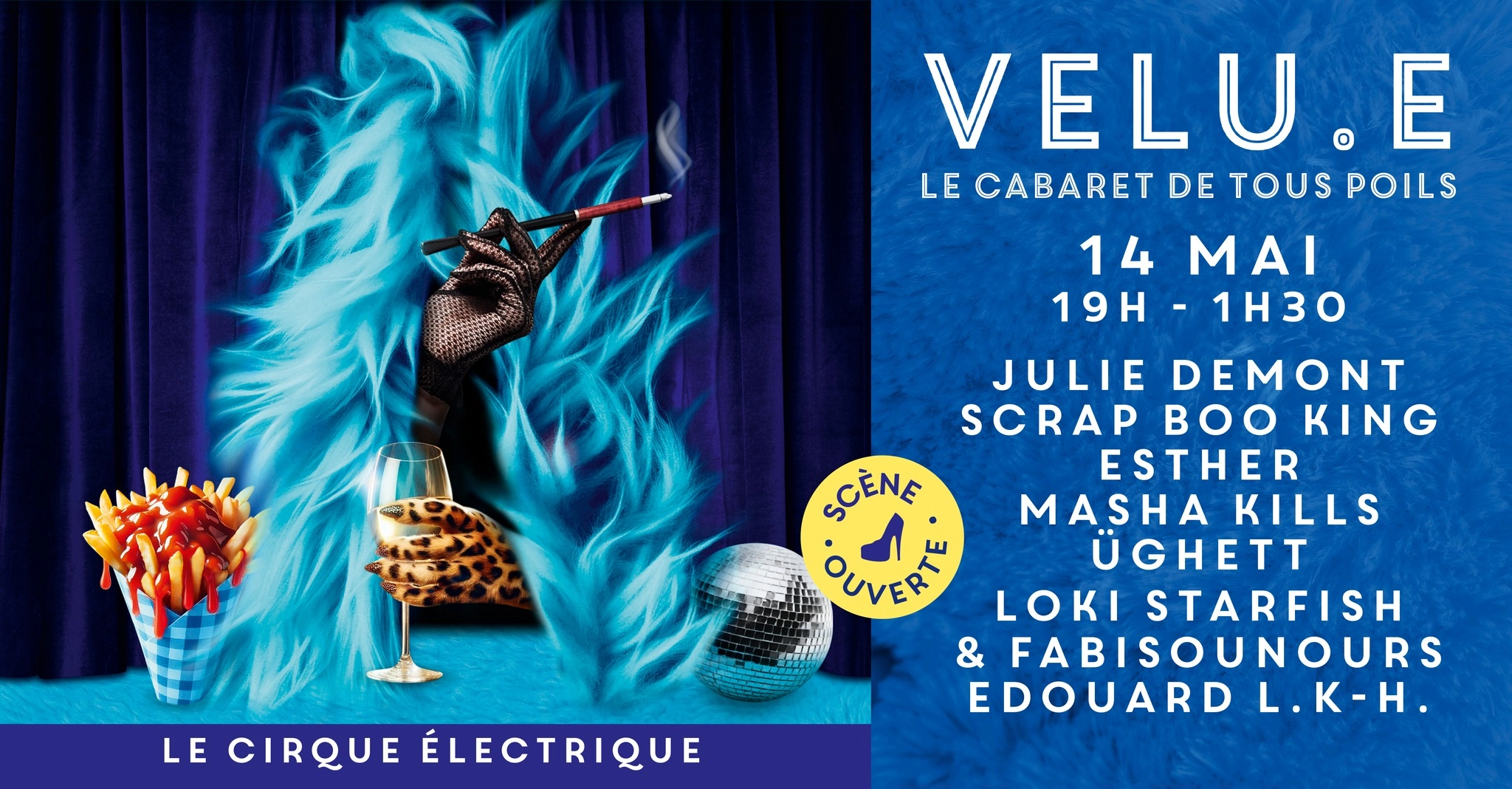 Velu.e Cabaret & Afterwork - Le Cirque Electrique