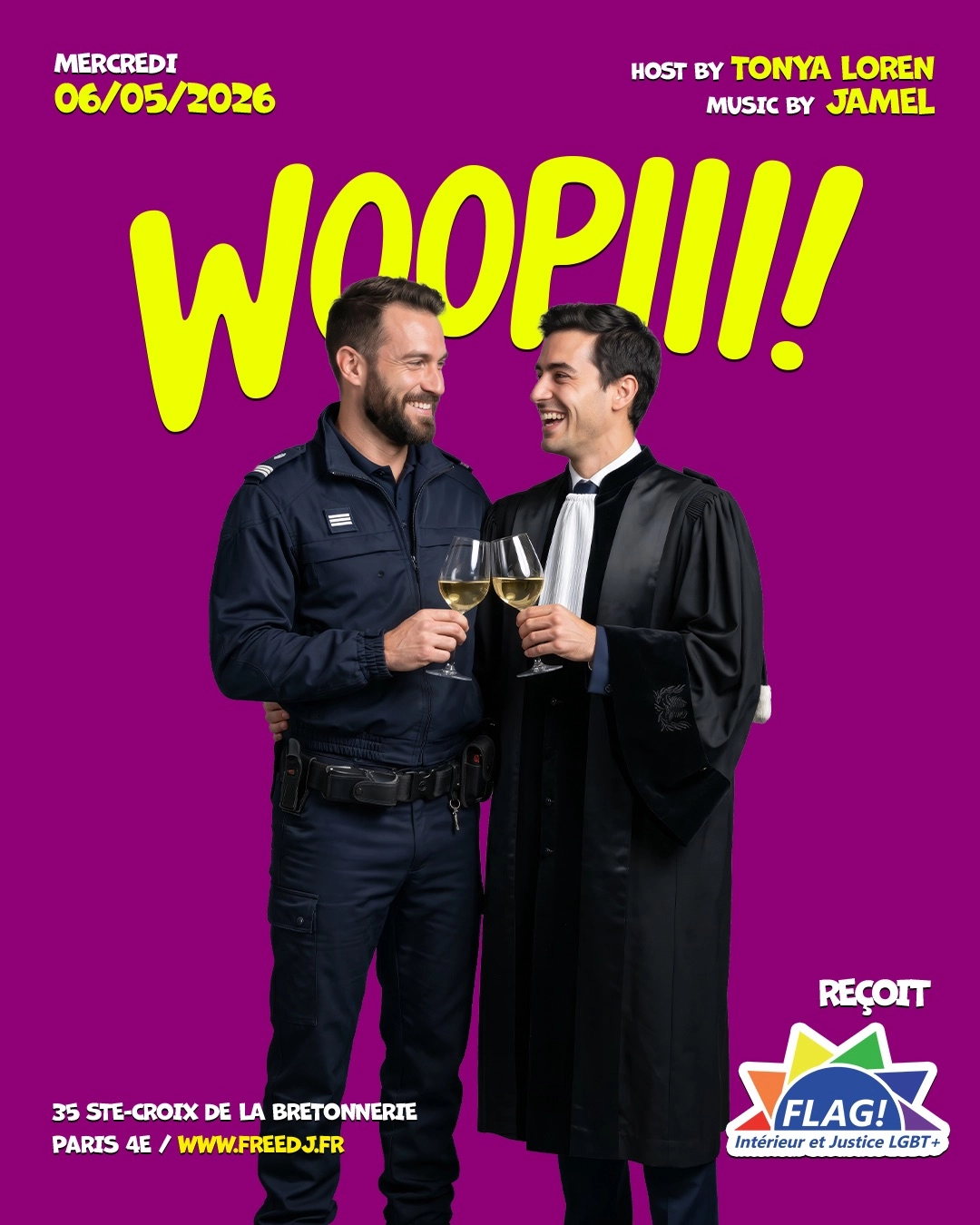 Woopiii reçoit Flag!