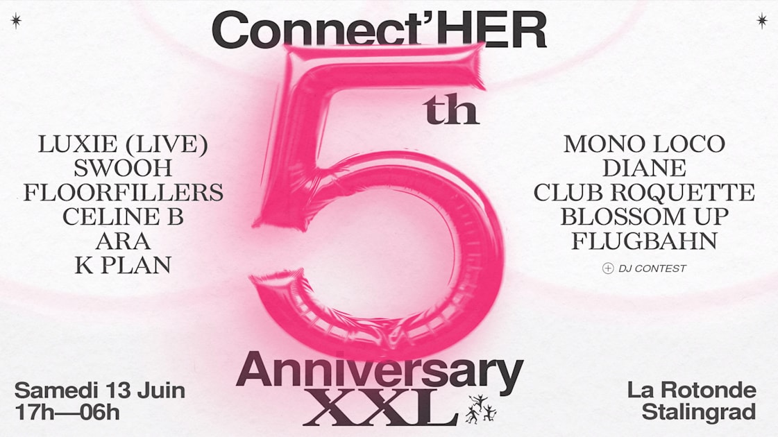 Connect'her 5th Anniversary - Open-Air & Club