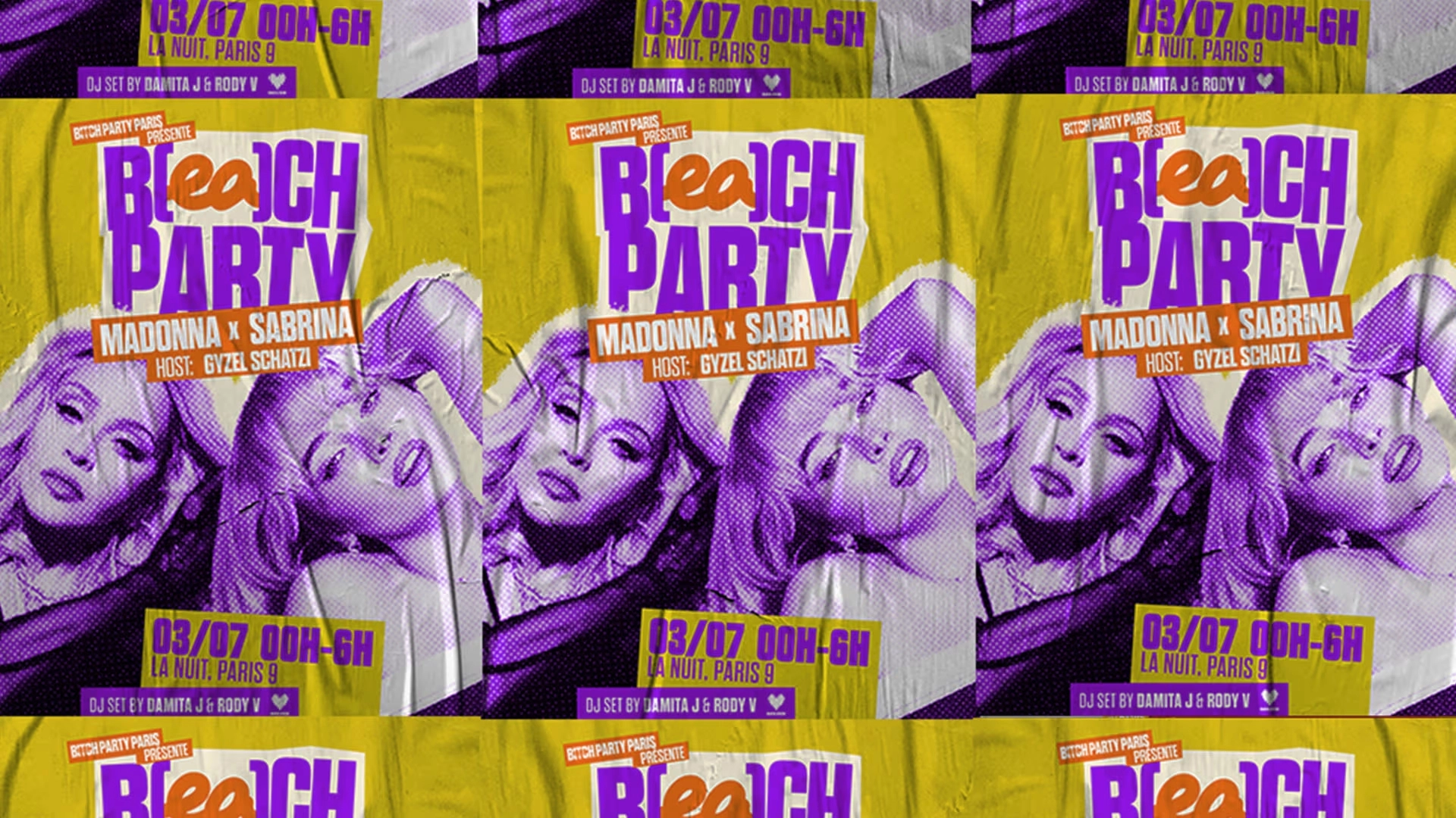 It's B(ea)ch Party #1 - Madonna x Sabrina