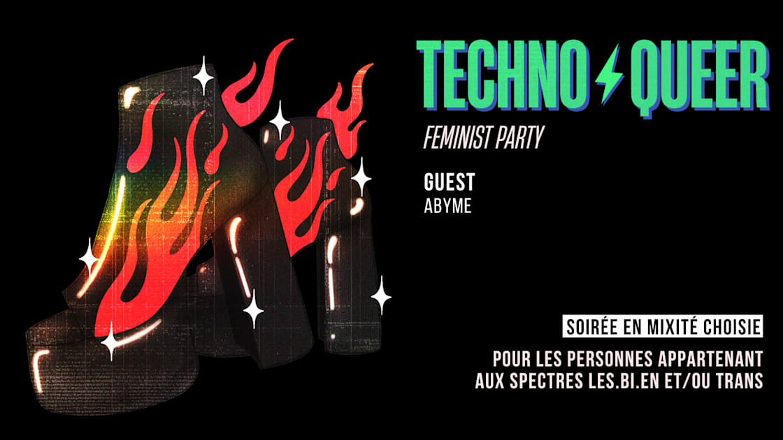 Techno · Queer · Féminist · Party 13.06