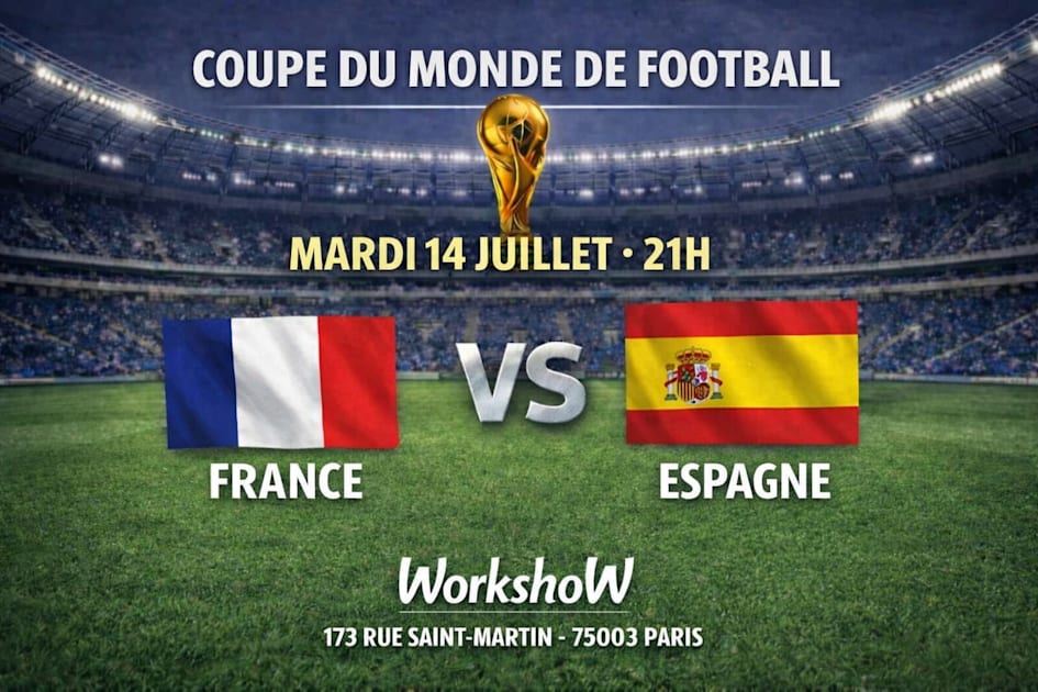 France Vs Espagne Fan Zone Coupe Du Monde