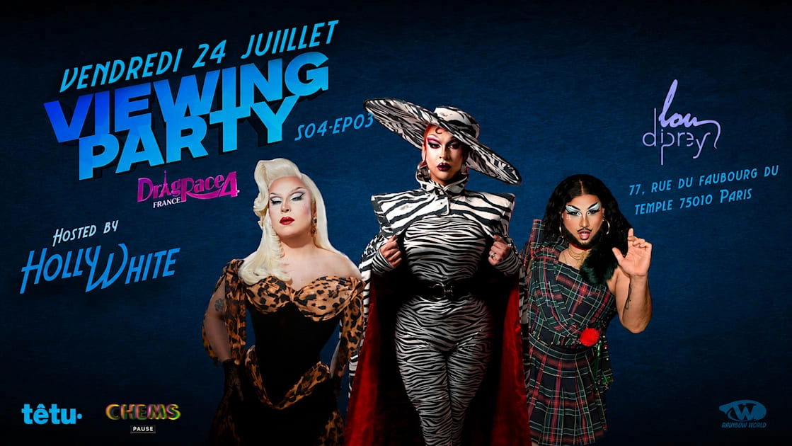 Viewing Party Drag Race France By Holly White S04 E03