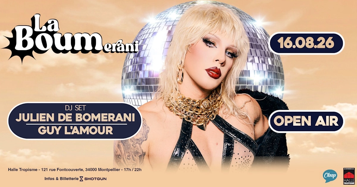 Dim 16/08 - La Boum X Tropisme - Open Air - La Derniere