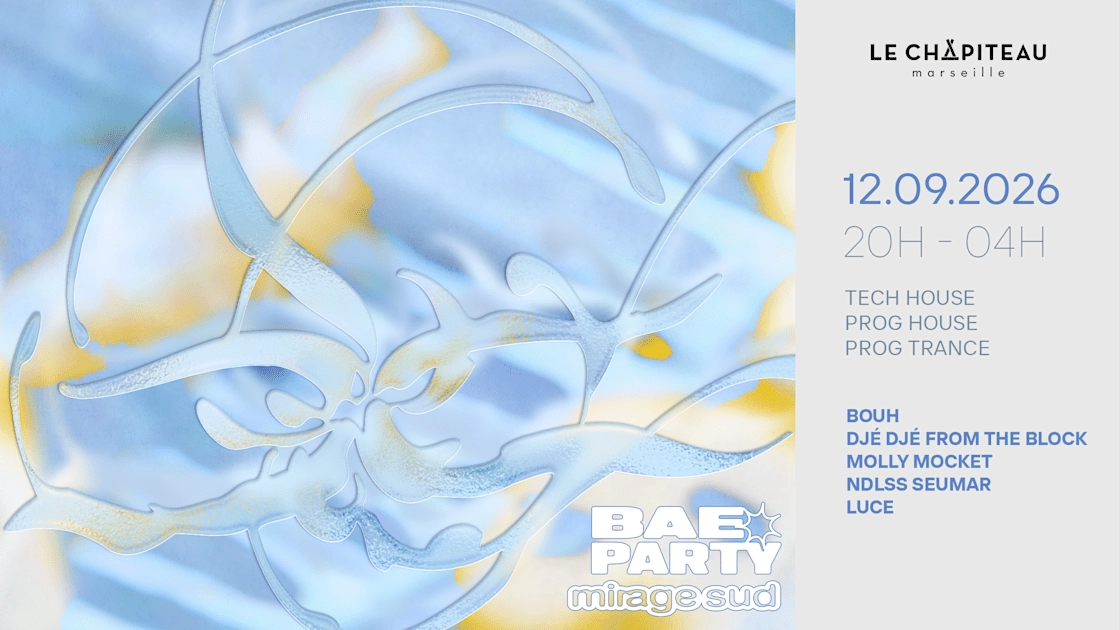 Bae Party Invite Mirage Sud