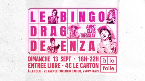 Bingo Drag de Gigi Von Dredee à la Folie! avec Enza & Elvis Trèsslay