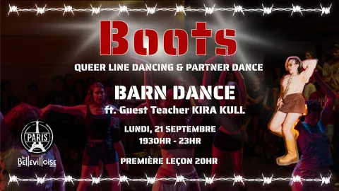 Boots Barn Dance: Queer Line Dance & Partner Dancing | 21.09