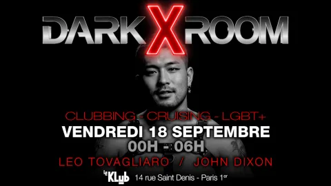 Darkxroom Vendredi 18 Septembre 2026