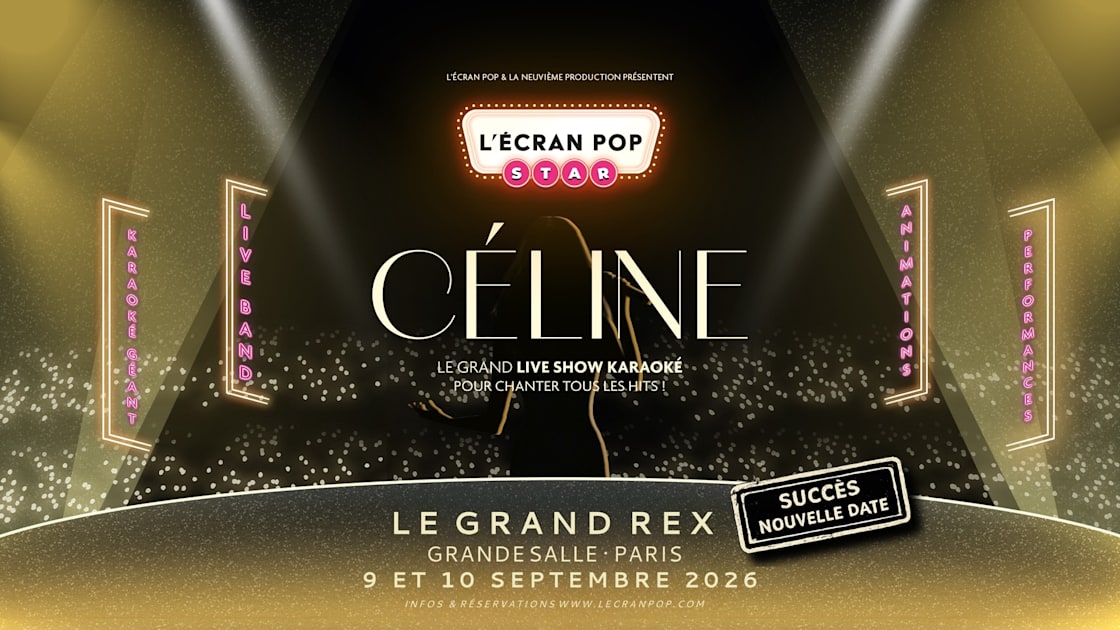 L'ecran Pop Star C&eacute;line